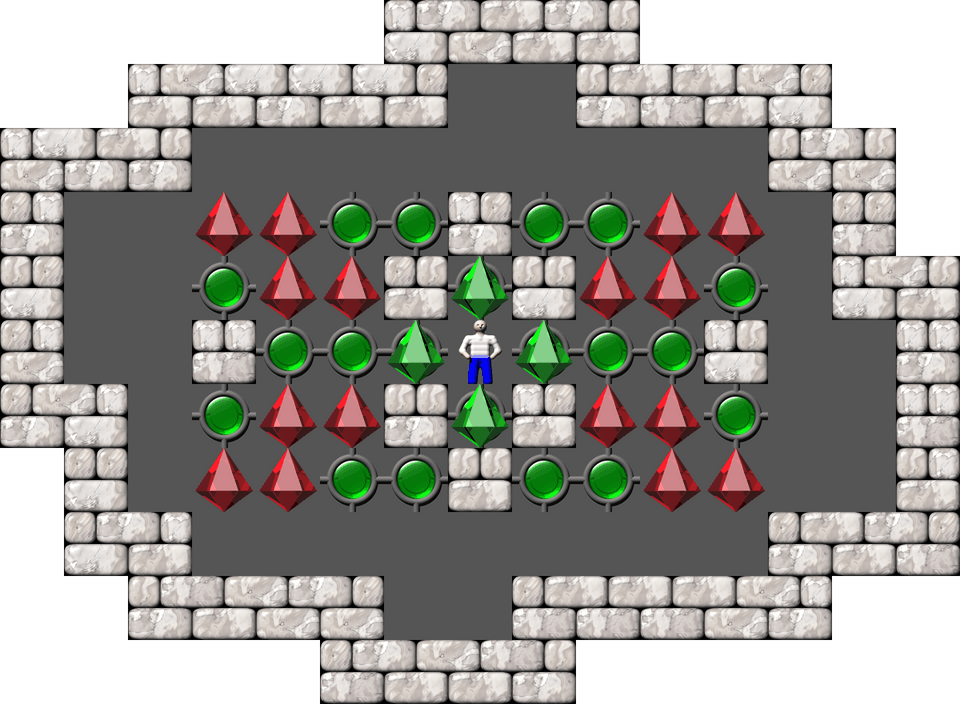 Сокобан Monry and Panda Arranged уровень 68